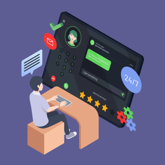 RockyDialer predictive dialer interface with campaign insights and agent performance metrics