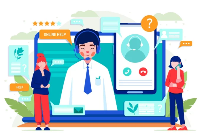 Call center dashboard showing live agent performance and VoIP stats