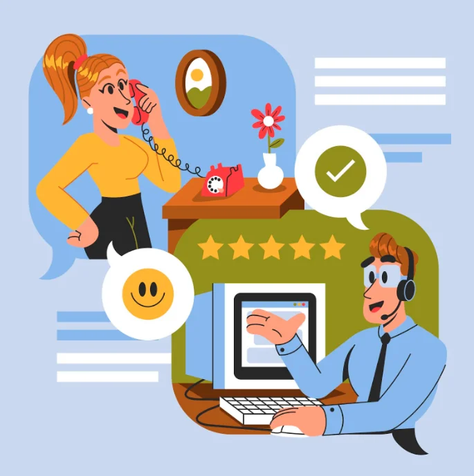 Call center dashboard displaying agent performance and call logs