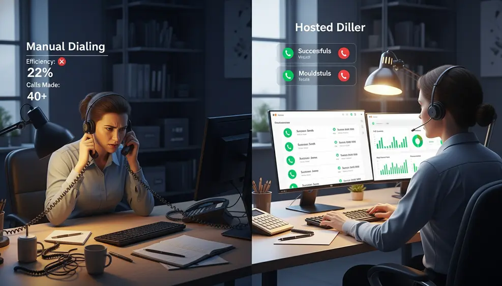 ROI with a Hosted Dialer:
