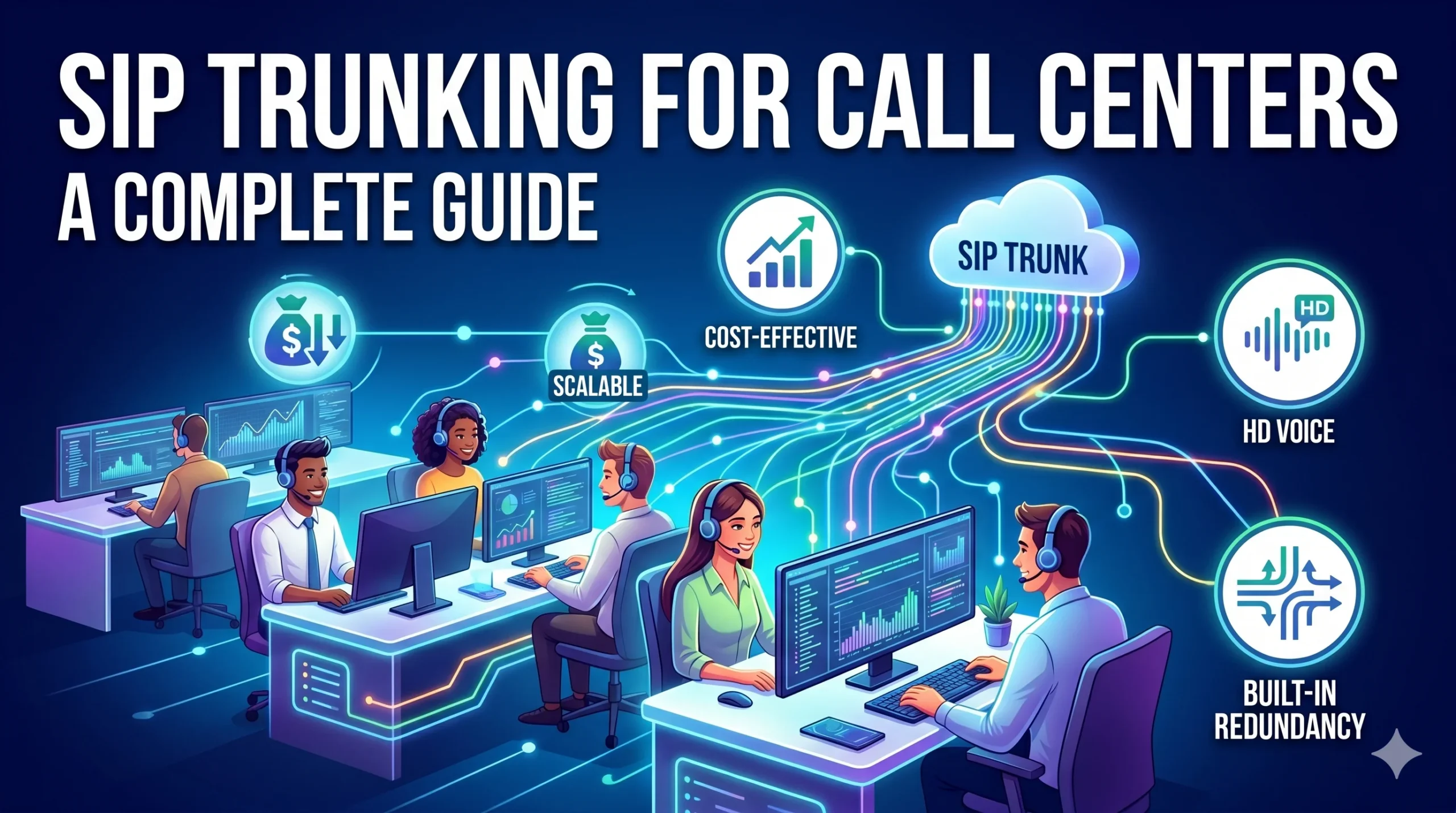 SIP Trunking for Call Centers - A Complete Guide