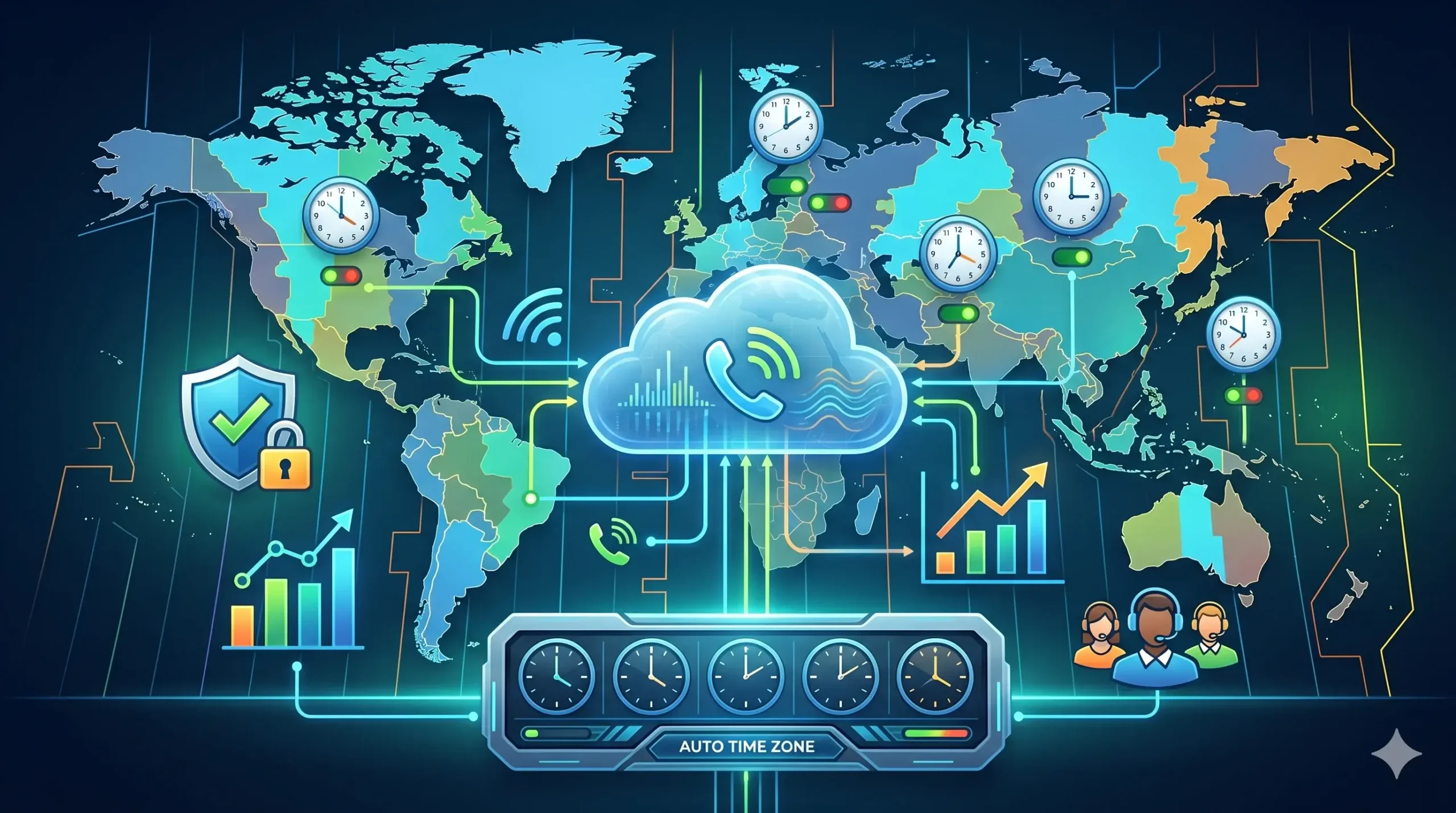 Time Zone Management Guide for Hosted Dialers